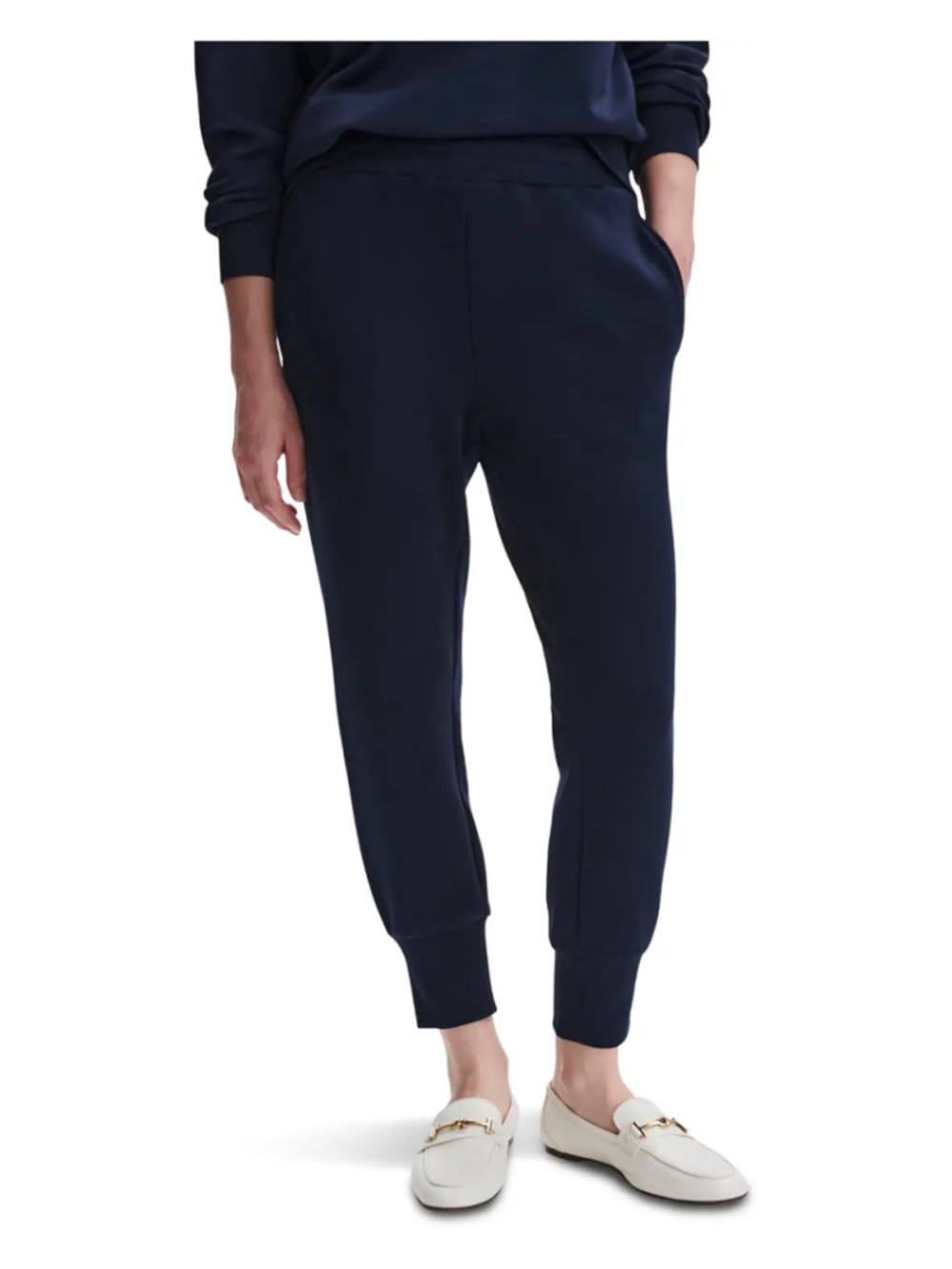 Varley 25" The Slim Cuff Pants/Joggers in Navy Size Small